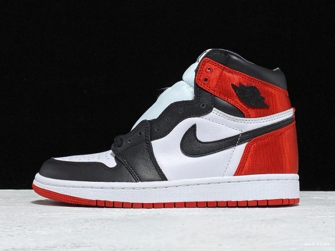 High Satin CD0461-016 Air Retro Black Jordan 1 Toe 0724